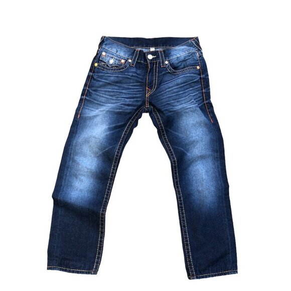 Vintage True Religion Jeans Size 31 SKINNY BIG T Blue - Picture 5 of 6